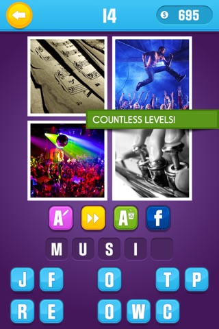 Guess What? Picture trivia. Fun pop quiz game to play with friends and figure out 1 word from 4 pics & puzzles. screenshot 3