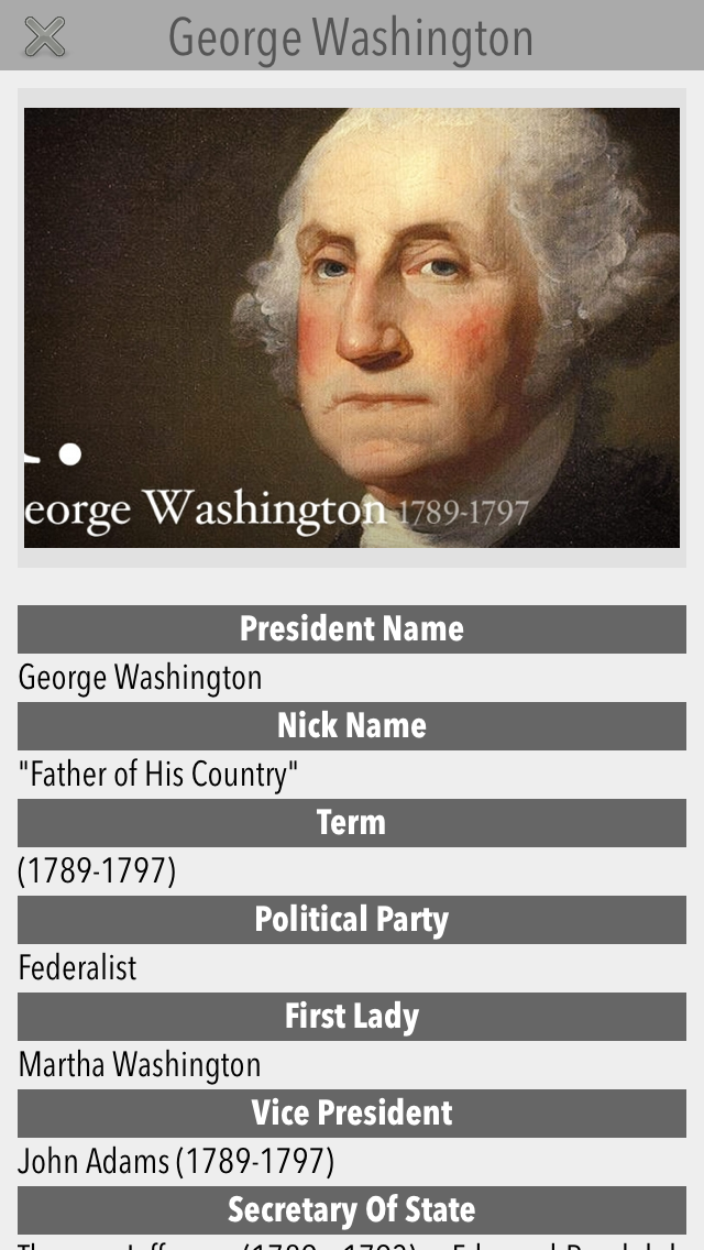 How to cancel & delete US Presidents V1 from iphone & ipad 2