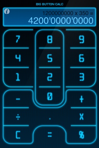 Big Button Calculator Lite screenshot 3