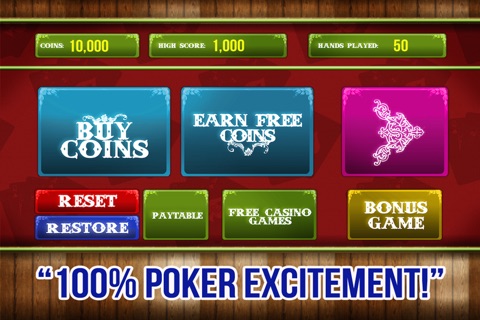 Ace Classic 5 Card Draw Jackpot Poker - Ultimate Vegas Casino and Slots Game screenshot 2