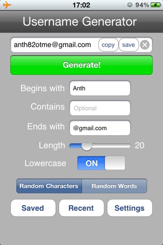 Username Generator screenshot 3