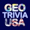 A geographical trivia game where you identify famous American landmarks in satellite images