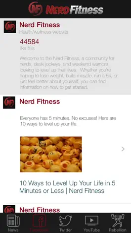 Game screenshot Nerd Fitness apk