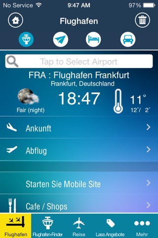 Frankfurt Airport am Main (FRA) Flight Tracker (Frankfurt Flughafen) screenshot 2