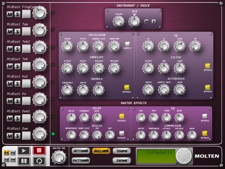 Molten Drum Machine