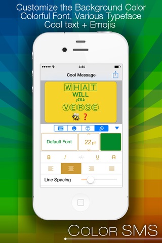 Color SMS free screenshot 3
