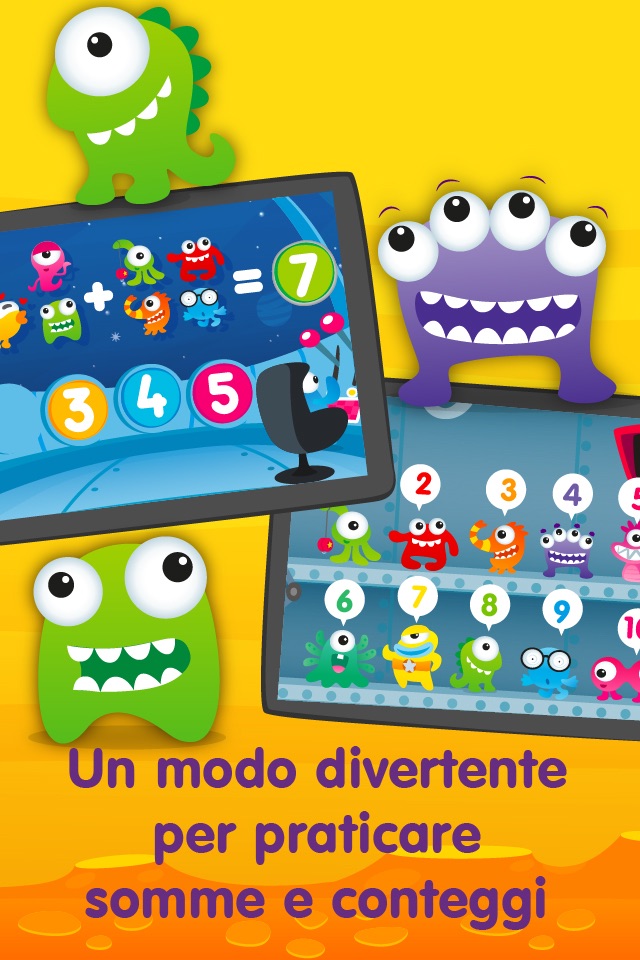Aliens & Numbers - games for kids to learn maths and practice counting (Premium) screenshot 2