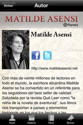 Matilde Asensi. Toda su obra para iPhone screenshot 3