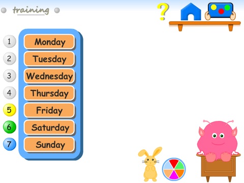 The days of the week - LudoSchool screenshot 2