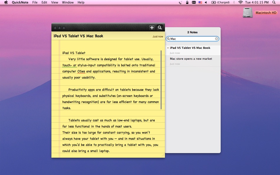 #2. Quick Note (macOS) 来自: Diigo Inc.