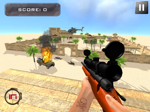 Screenshot #6 pour Army Sniper Desert War Hero Free