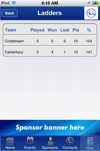 Coldstream Football Club screenshot 4
