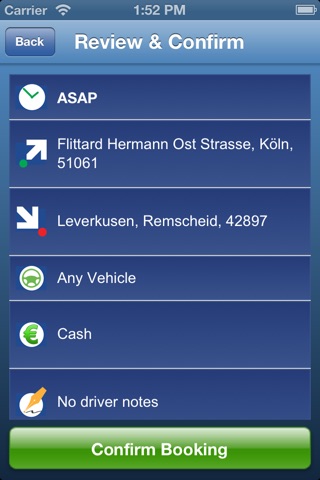 Taxiruf 3333 Leverkusen eG screenshot 4