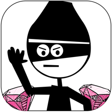 Activities of Trampoline Stickman Thief: Diamond Mania