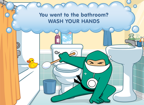 The Adventures of Doc-Fu: Hand Washing screenshot 2