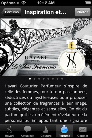 Hayari Couture & Parfums screenshot 4