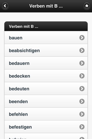 Verbformen screenshot 2