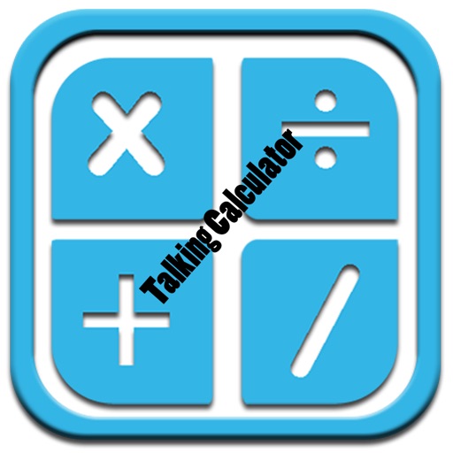 A Talking Digital Calculator Free HDX + - X / + =