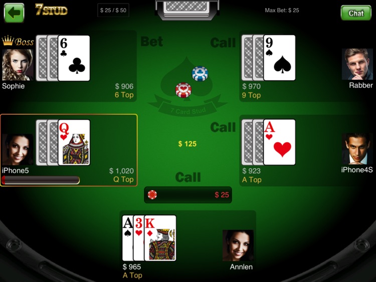 7 Card Stud HD screenshot-3