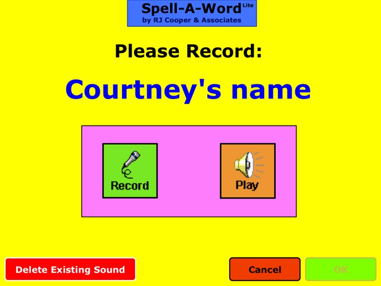 Spell-A-Word Lite screenshot-4