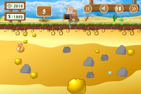 Gold Miner Classic HD screenshot 3