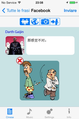 Cinese - Talking Italian to Chinese Translator + Phrasebook screenshot 2