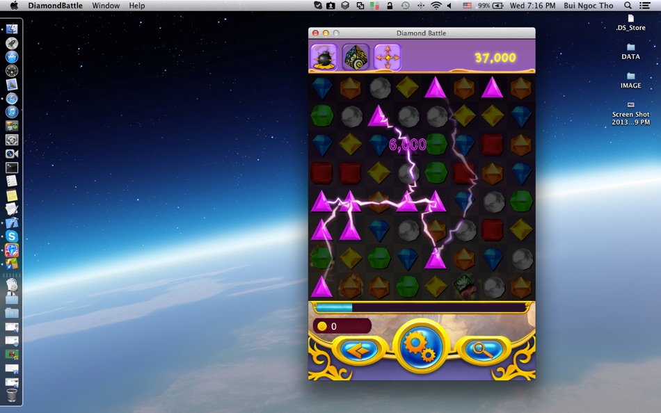 #2. Diamond Battle (macOS) By: AFOLI.,JSC