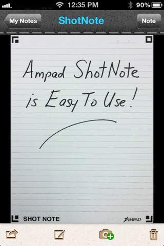 Ampad SHOT NOTE screenshot 3