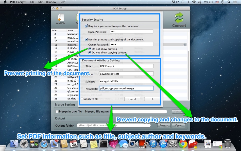 #1. PDF Encrypt (macOS) 由: 路 张