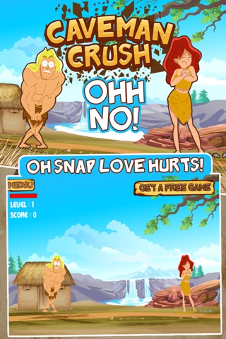 Caveman Crush Love Machine – Free Game screenshot 3