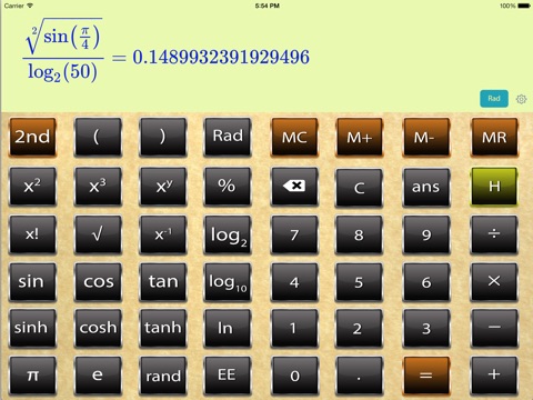 Calculator - PrettyPrint FREE screenshot 2