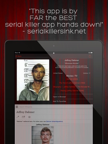 Screenshot #1 for Serial Killer Murder Library