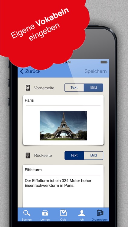 Französisch Vokabeltrainer mit 6 Stufen Lernsystem mit  5000 Vokabeln screenshot-4