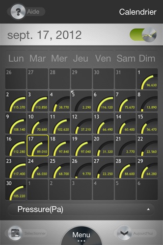 Chart Calendar screenshot 2