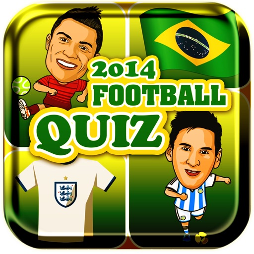 A Awesome Football Quiz - 2014 Guess the word of picture for world class soccer Icon