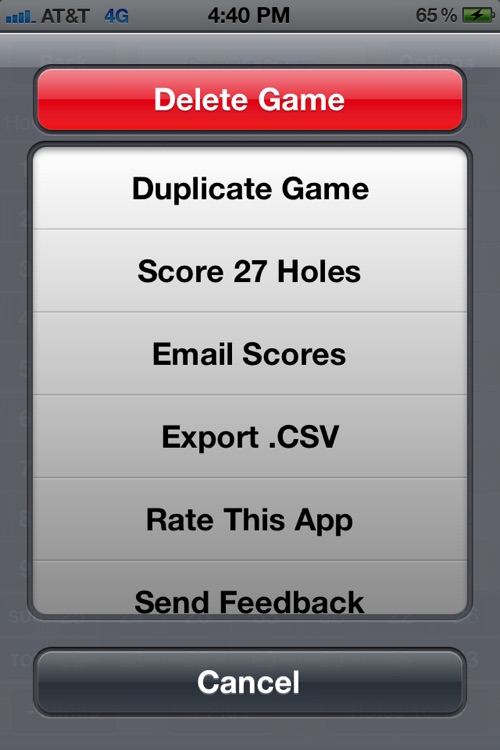 Golf Scorecards