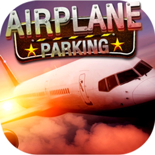 Airplane parking - 3D airport icon