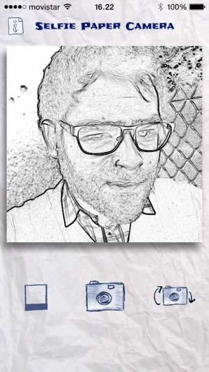 Selfie Paper Camera - Your selfies pictures in sketch mode(圖1)-速報App