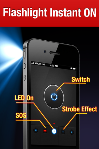 iHandy Flashlight Pro screenshot 3