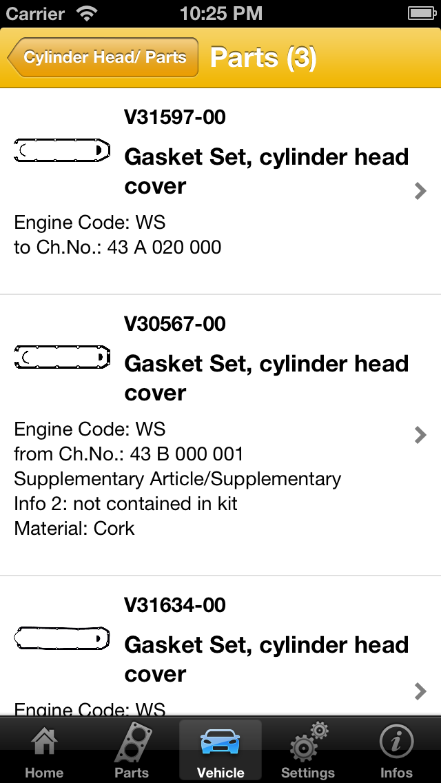 GLASER Sealing Products Screenshot