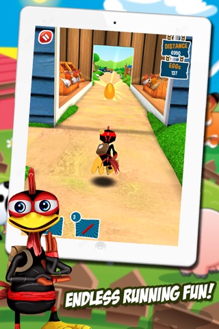 Running Chicken Chase - Epic Farm Escape Adventure screenshot 3