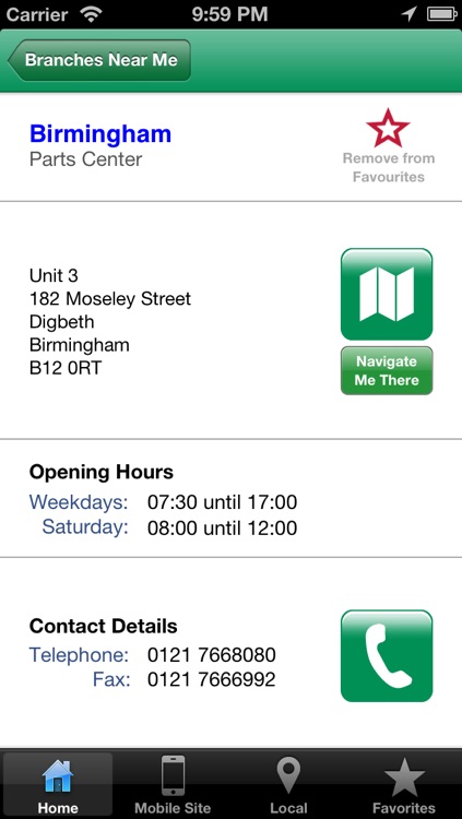 Parts Center Branch Locator screenshot-3