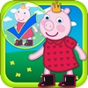 A Happy Pig Family Party Copy Dress Maker - Kids Game - Advert Free