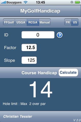 MyGolfHandicap screenshot 3