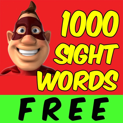 1000 Sight Words Superhero HD Free