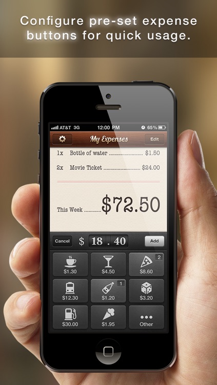 Cents ~ Micro-Expense Tracking