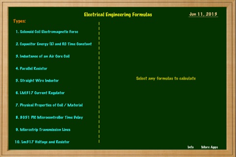 Electrical Engineering Formulas screenshot 2