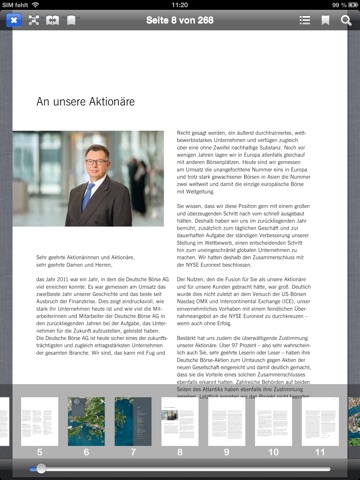 Corporate reports of Deutsche Börse AG screenshot 4