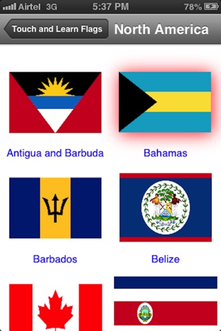 Touch and Learn Flags of the World screenshot 4