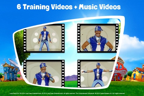 LazyTown's Adventures LITE – Little Pink Riding Hood Video Storybook with Narration, Puzzle Games, Coloring Pages, Photo-Booth, Music Videos, Training Videos and Cooking Recipes screenshot 2